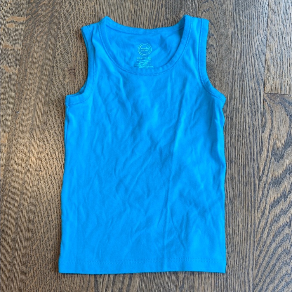 Kids Blue Tank Top size XS